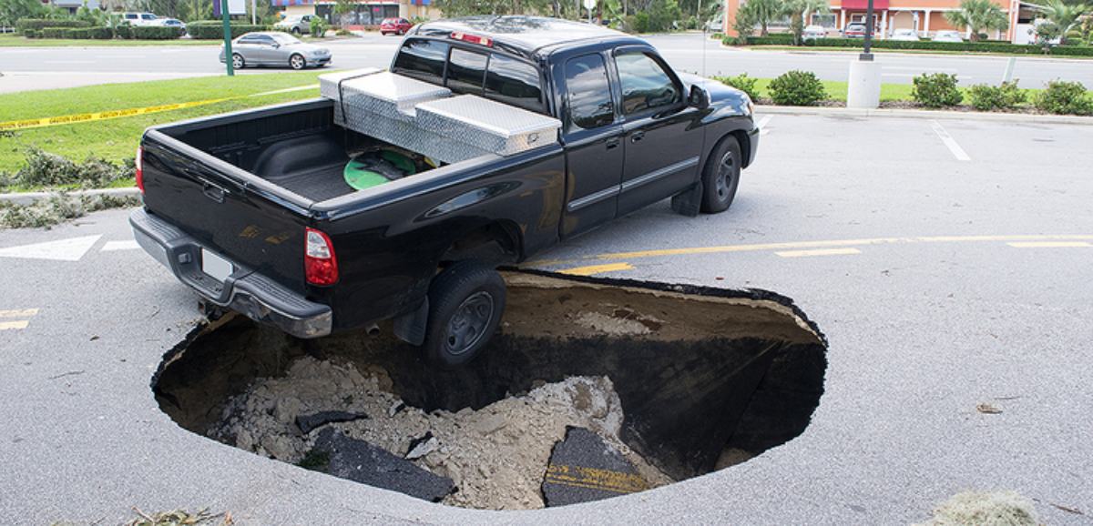 Does car insurance cover sinkholes