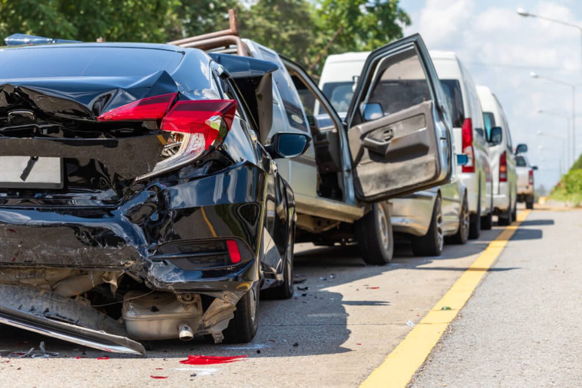 3-car collision