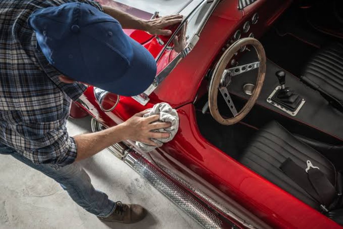 Classic car winter storage